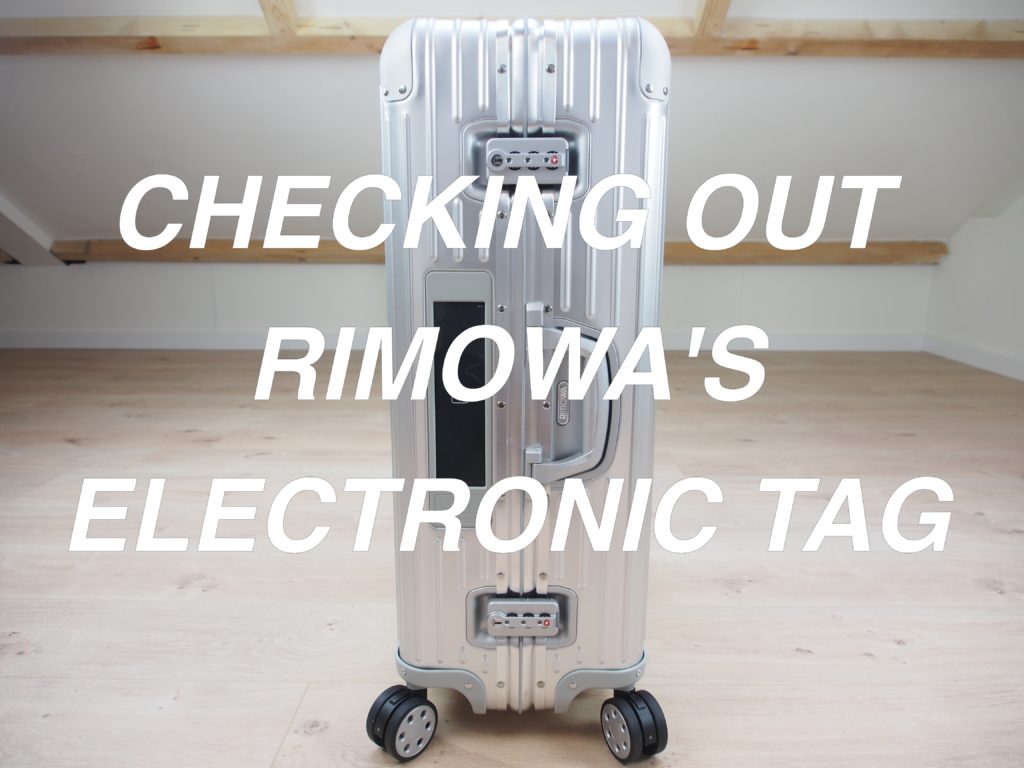 rimowa electronic tag battery replacement