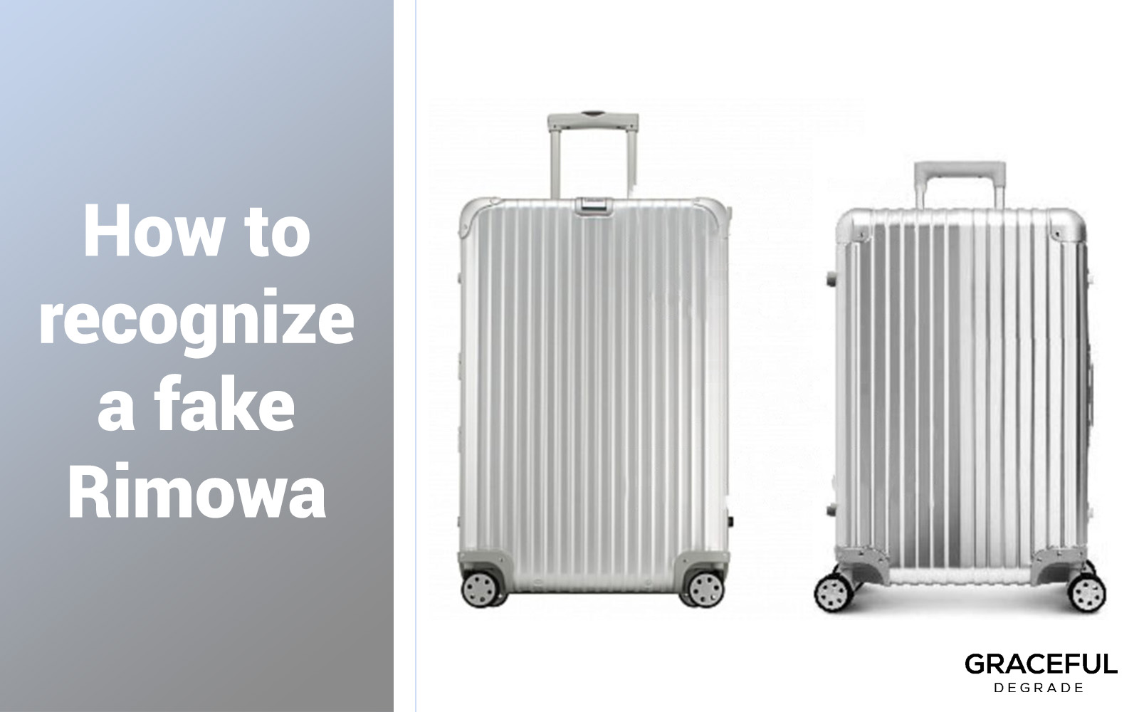 How to recognize a fake Rimowa | Gracefuldegrade