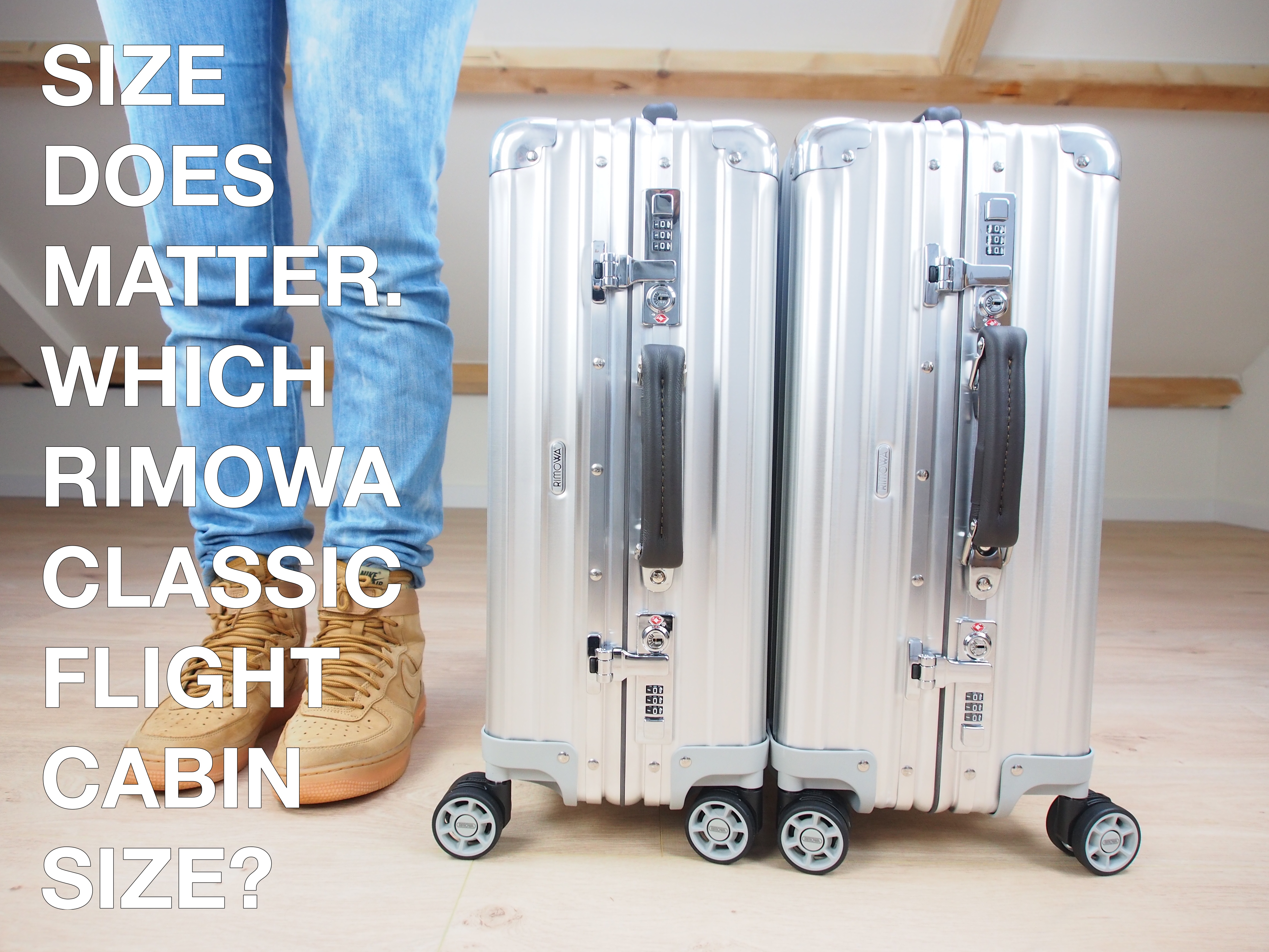 Size does matter: Which Rimowa Classic Flight Cabin Size?