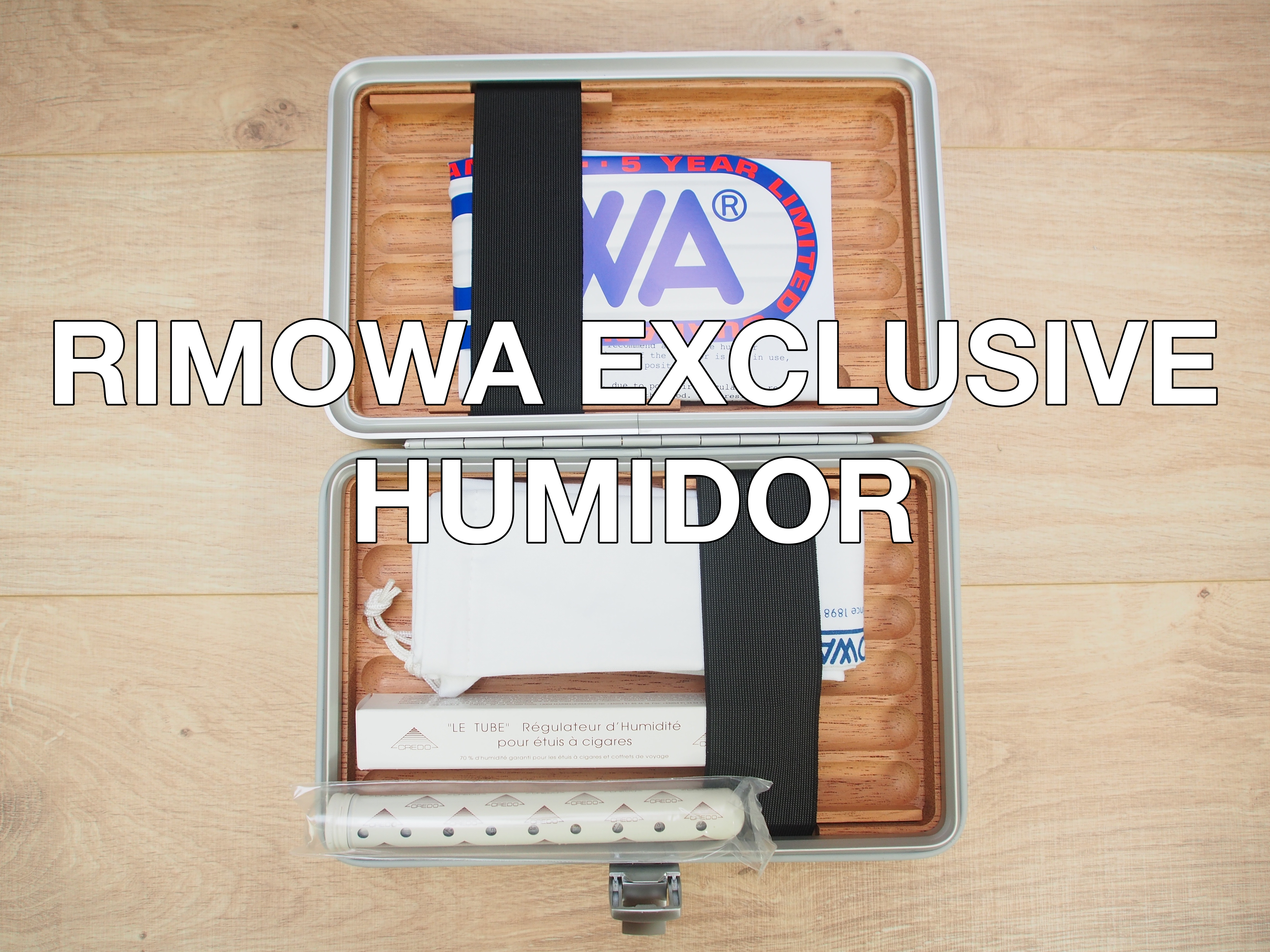 A Closer look at Rimowa Exclusives: Rimowa Humidor