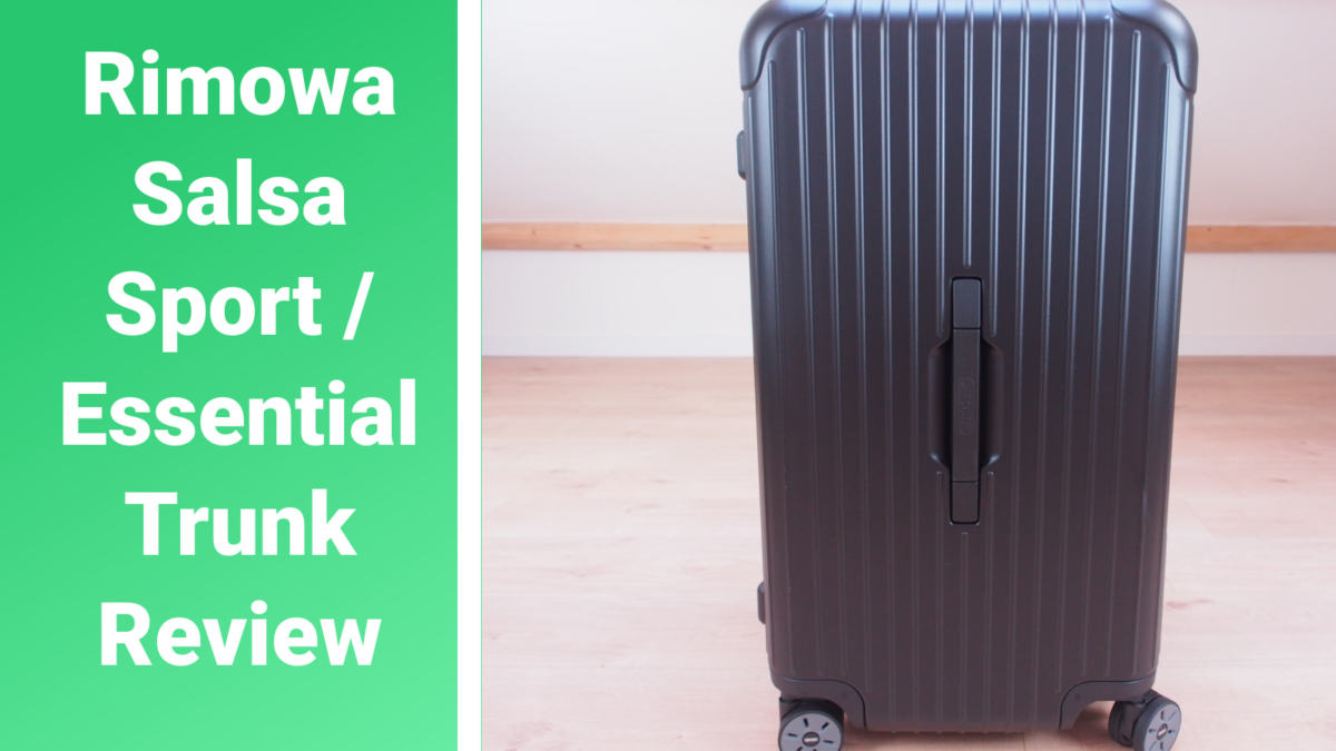 Rimowa Salsa Sport, now Essential Trunk, Review