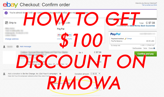 How to get $100 discount on Rimowa