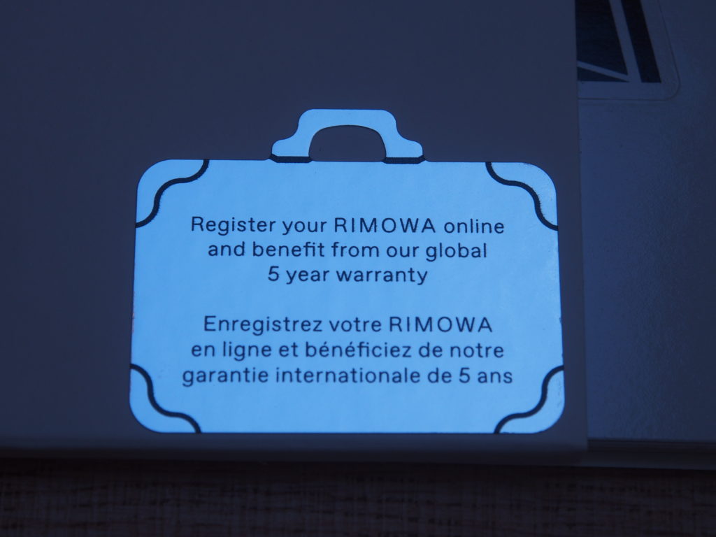 Rimowa and Warranty | Gracefuldegrade