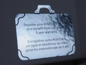 Rimowa Warranty