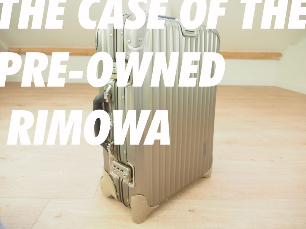 pre owned rimowa luggage