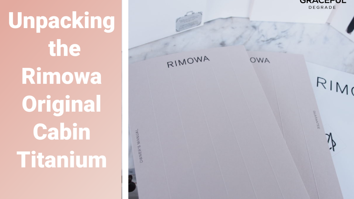 Rimowa Titanium review: Unpacking the Rimowa Original Cabin Titanium