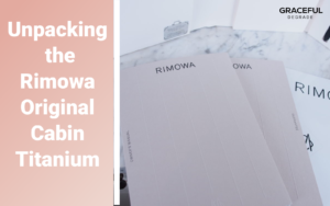 Unpacking the Rimowa Original Cabin Titanium