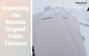 Unpacking the Rimowa Original Cabin Titanium