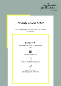 Priority access ticket