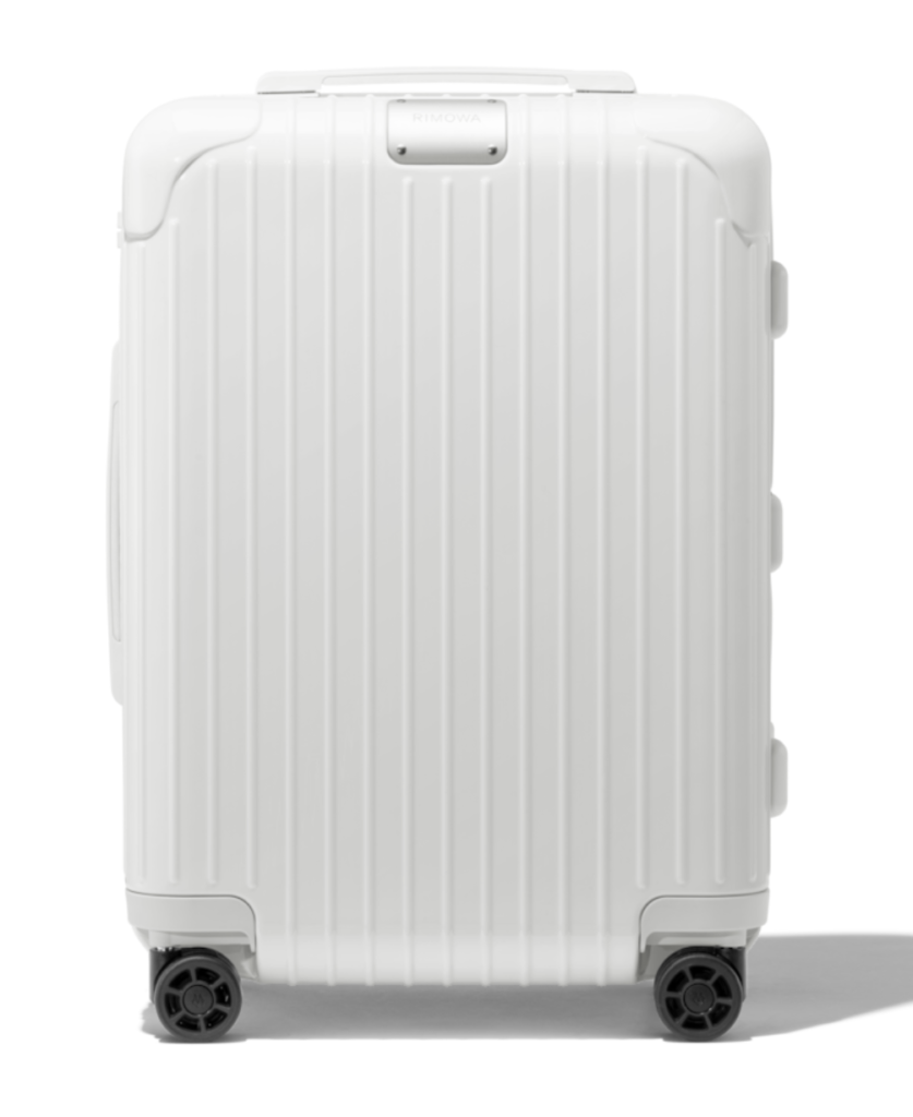 Rimowa Essential Cabin White. Model used for Rimowa x Off-White