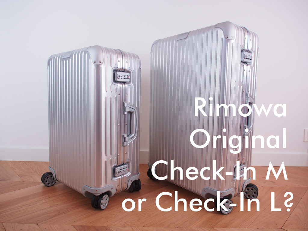 Rimowa Original Check-In M or Check-In L? | Gracefuldegrade