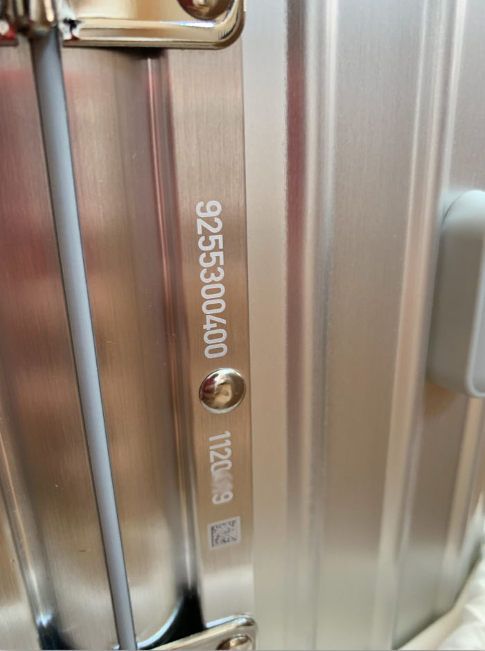 rimowa serial number meaning