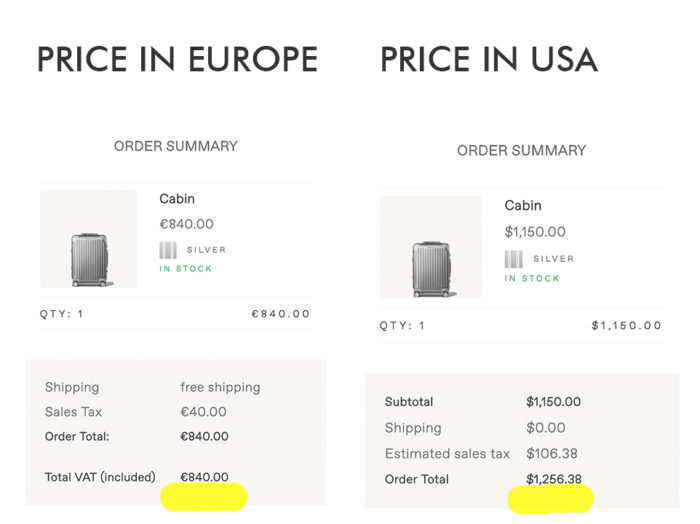How to get the best price on a new Rimowa Gracefuldegrade