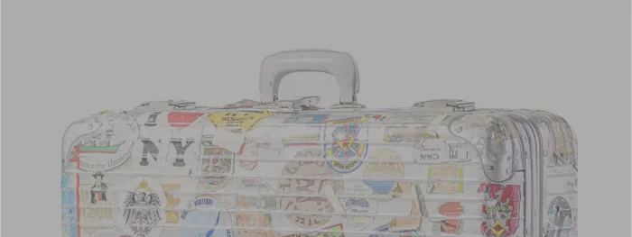 Rimowa Suitcase with Stickers