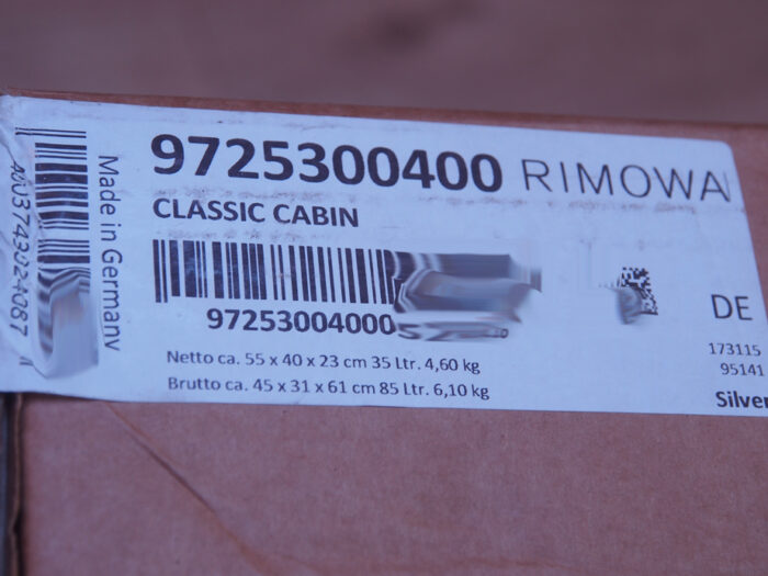 Rimowa Classic Cabin Label