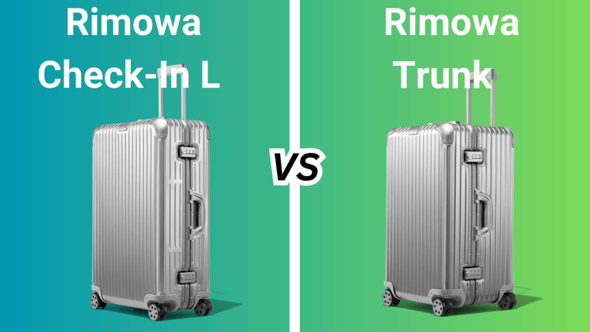 Rimowa Check-In L vs Rimowa Trunk