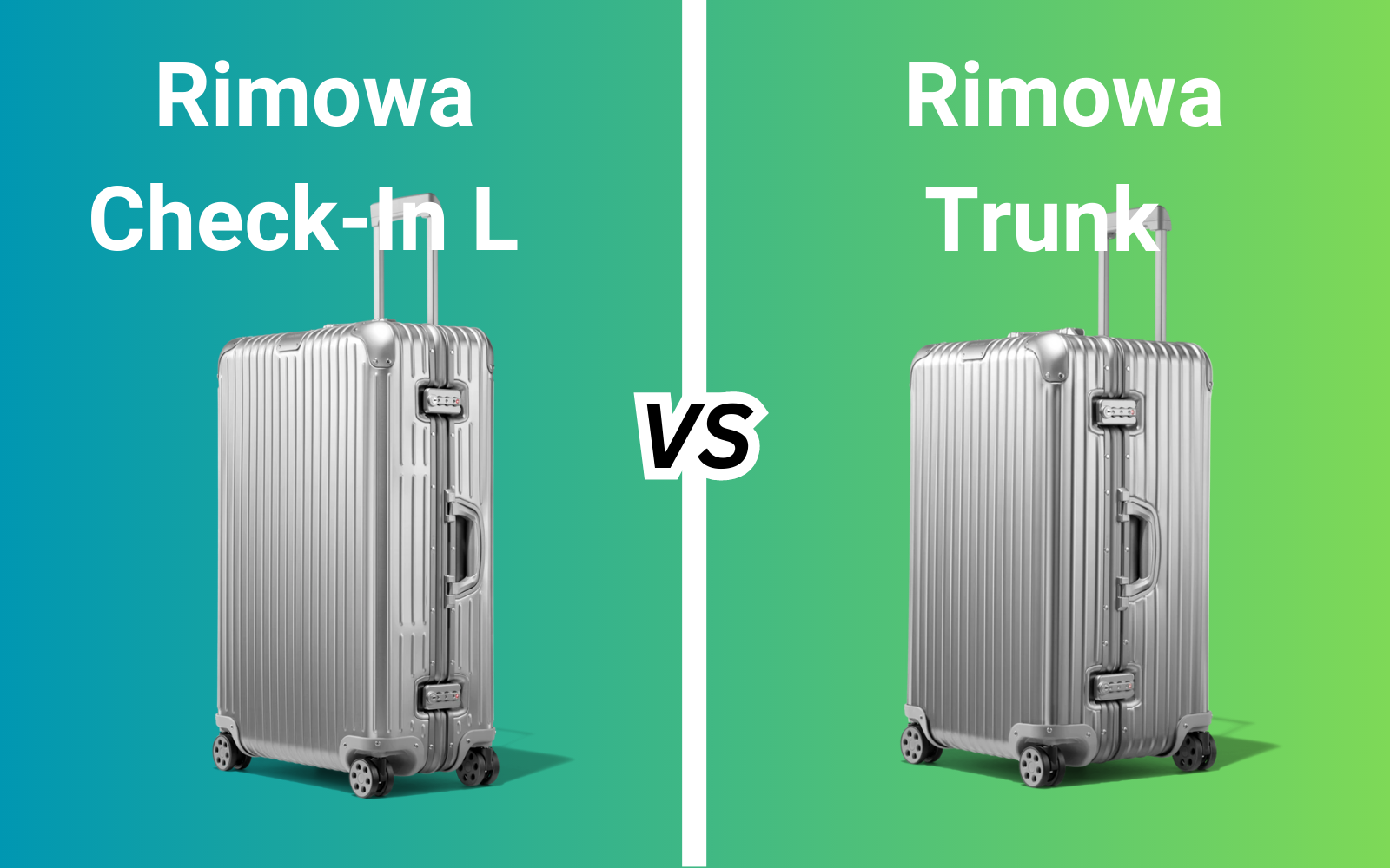 Rimowa Classic Check-In L Luggage Silver