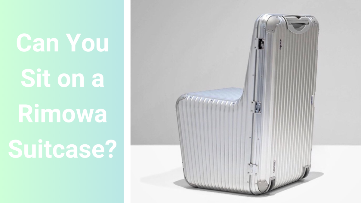 Can You Sit on a Rimowa Suitcase?