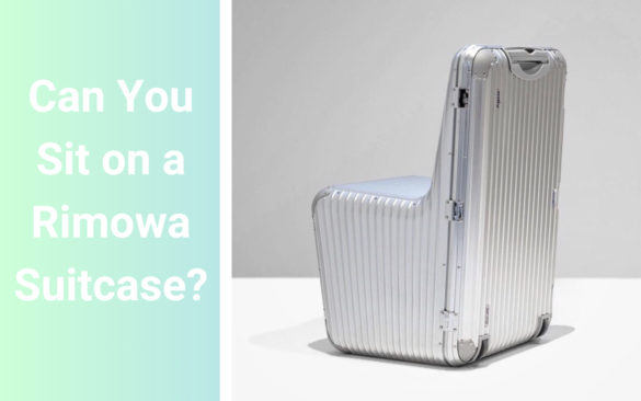 Can you sit on a Rimowa suitcase